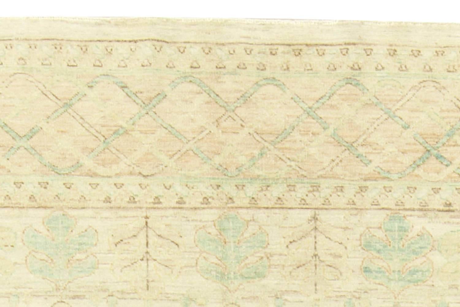 Contemporary Modern Traditional Oriental Inspired Handmade Rug by Doris Leslie Blau For Sale