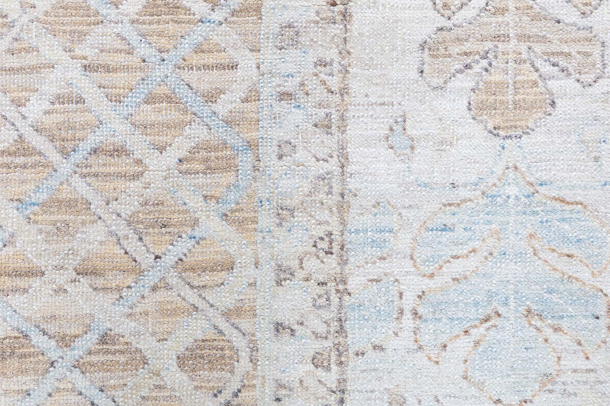 Contemporary Modern Traditional Oriental Inspired Handmade Rug by Doris Leslie Blau For Sale