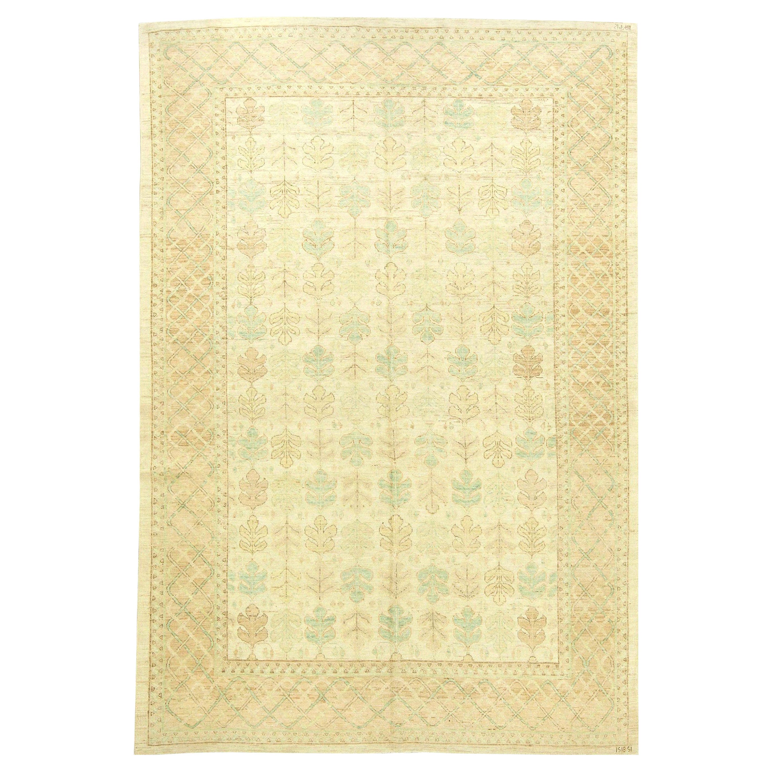 Moderner, traditioneller, orientalisch inspirierter handgefertigter Teppich von Doris Leslie Blau