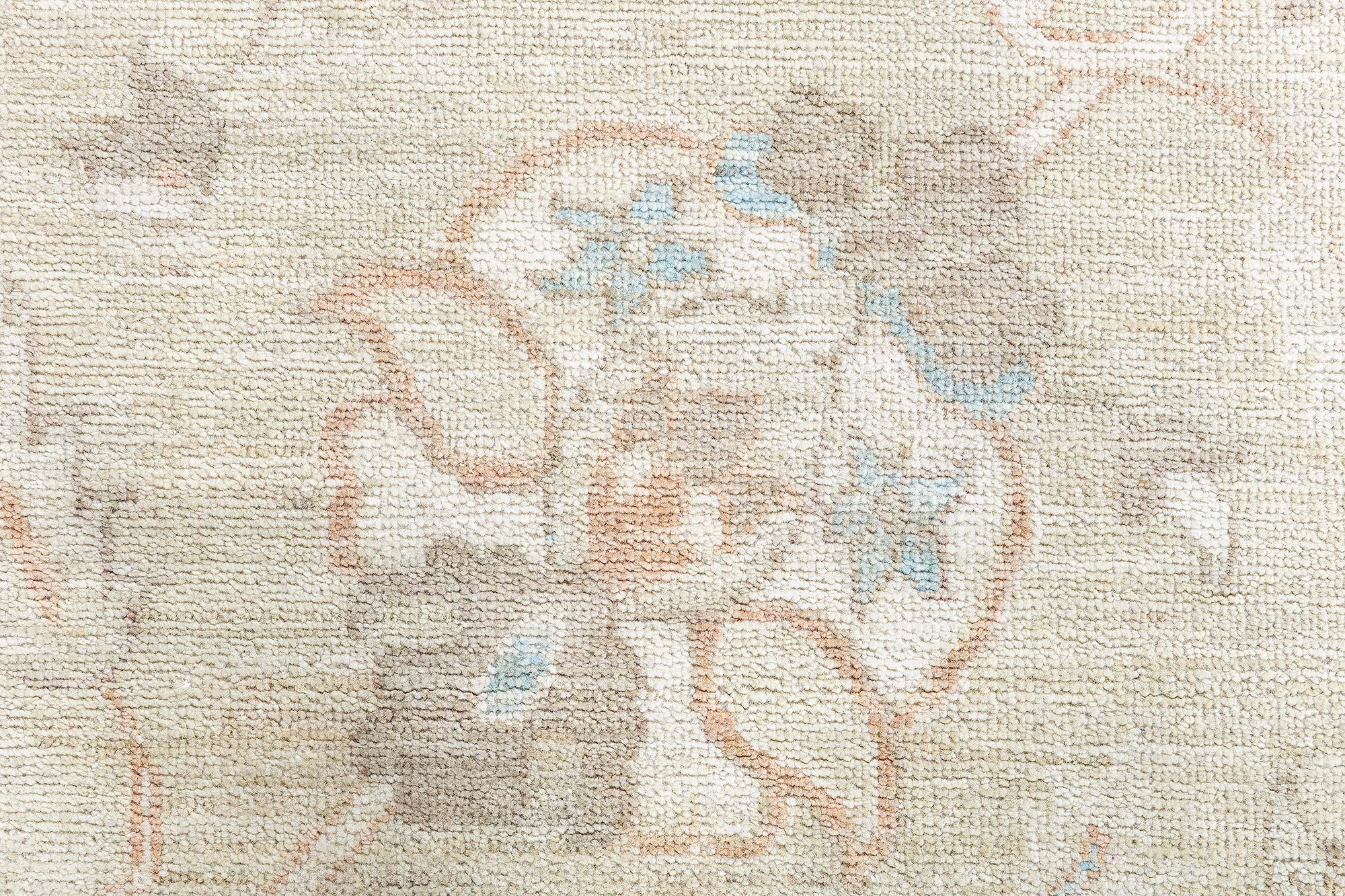 Moderner, orientalisch inspirierter Wollteppich von Doris Leslie Blau im Angebot 1
