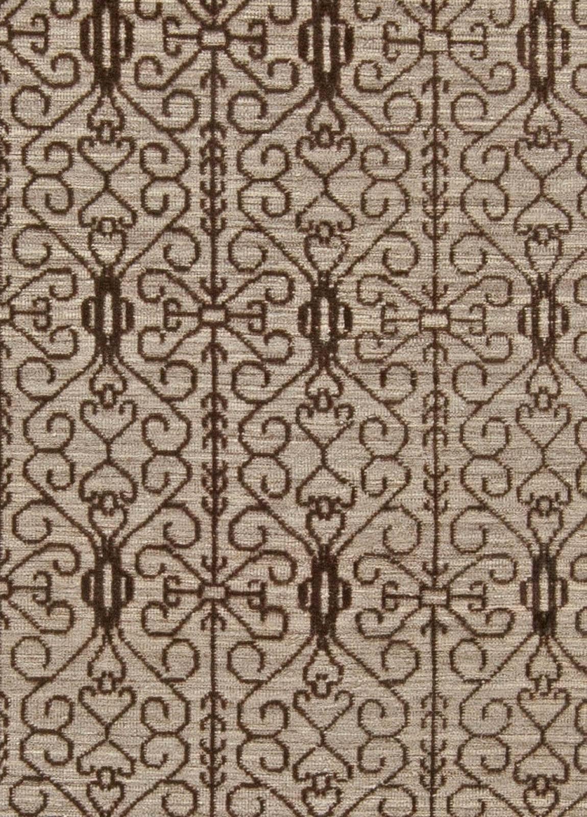 Moderner traditioneller Samarkand Teppich aus handgeknüpfter Wolle von Doris Leslie Blau.
Größe: 10'0