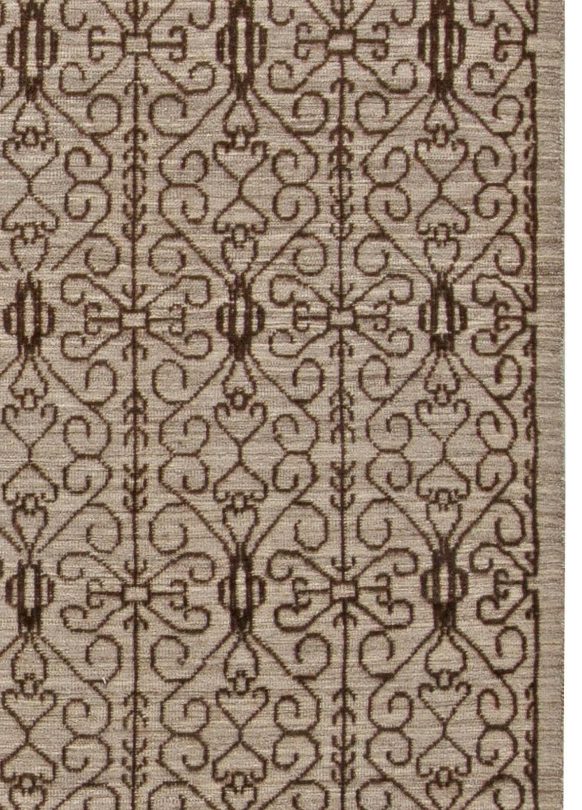 Traditioneller handgeknüpfter Samarkand-Wollteppich von Doris Leslie Blau im Zustand „Neu“ im Angebot in New York, NY