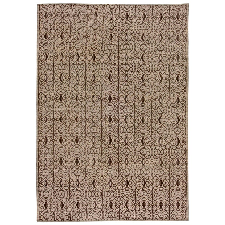 Modern Traditional Samarkand Hand Knotted Wool Rug by Doris Leslie Blau ...