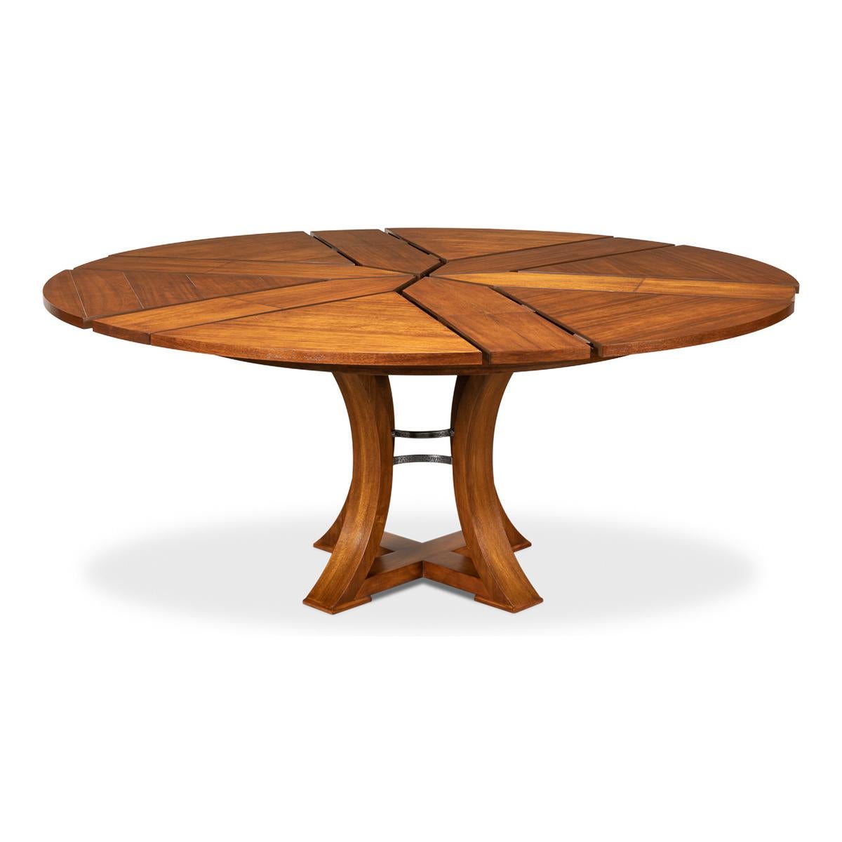 expandable circle dining table