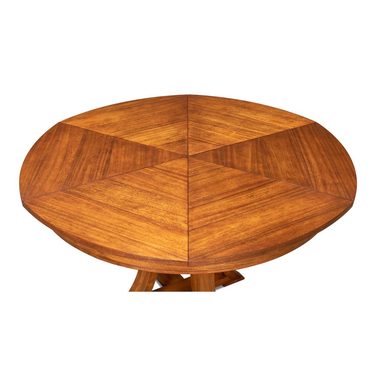 Wood Modern Transitional Dining Table, 70, Tobacco Finish For Sale
