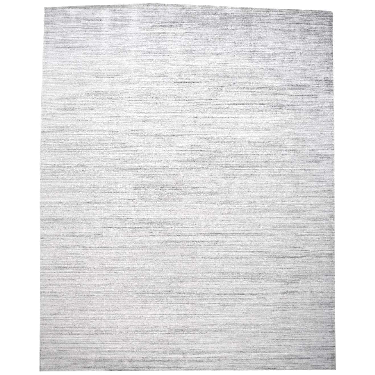 Modern Transitional Solid Gray Rug For Sale at 1stDibs