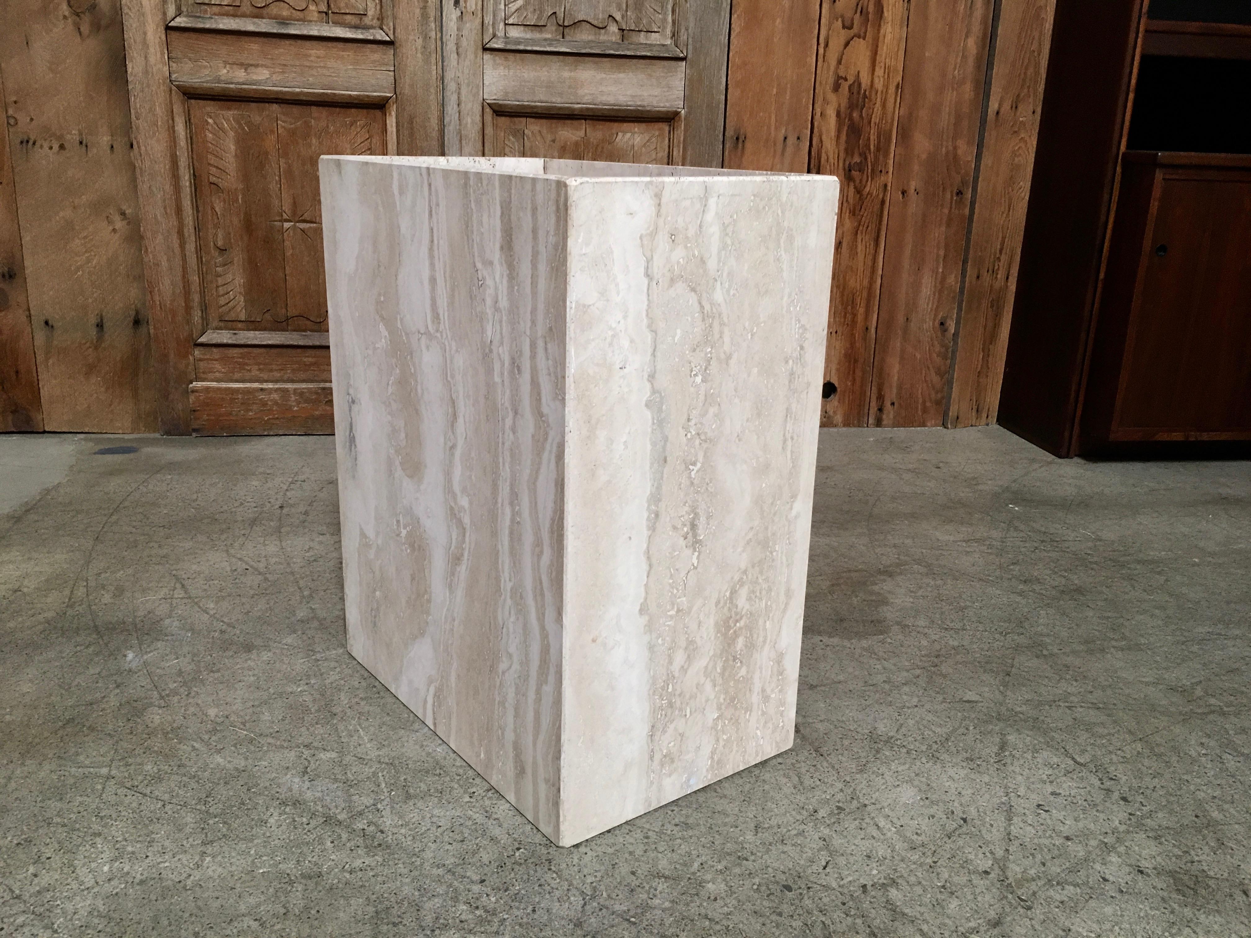 Modern Travertine Marble Planter 4