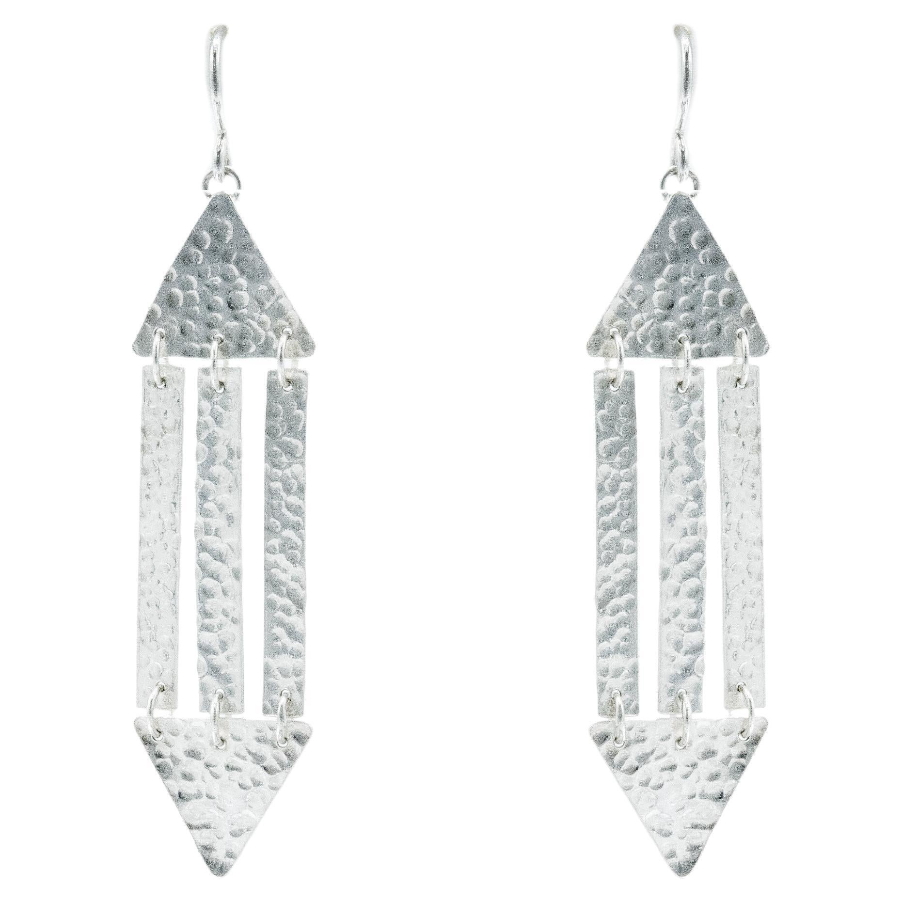 Modern Triangle earrings For Sale