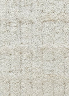 Modern Tribal Moroccan Wool Runner with Kilim and Tassels by Doris Leslie Blau