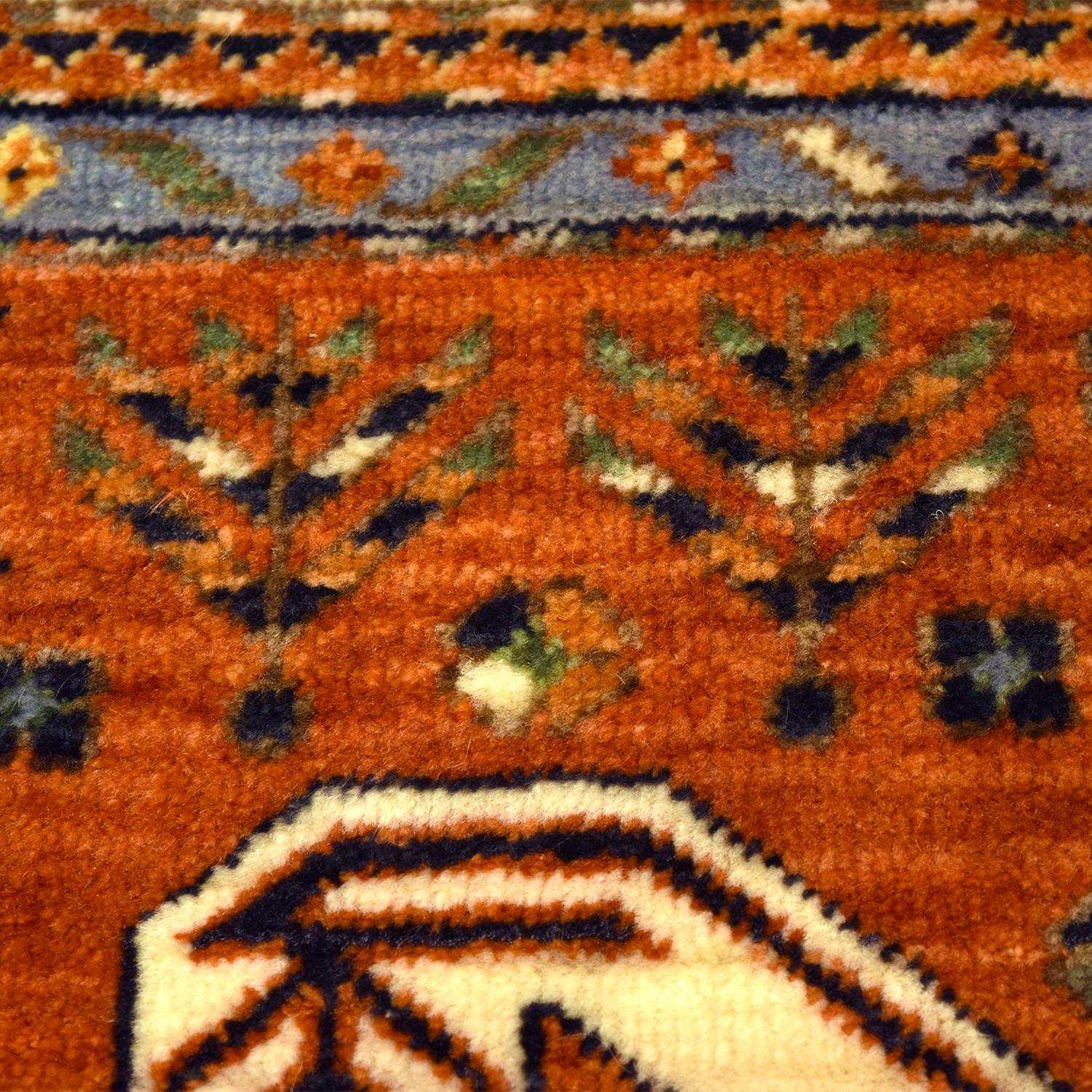 Caucasian Wool Tribal Revival Rug, Modern, 3' x 5' For Sale 1