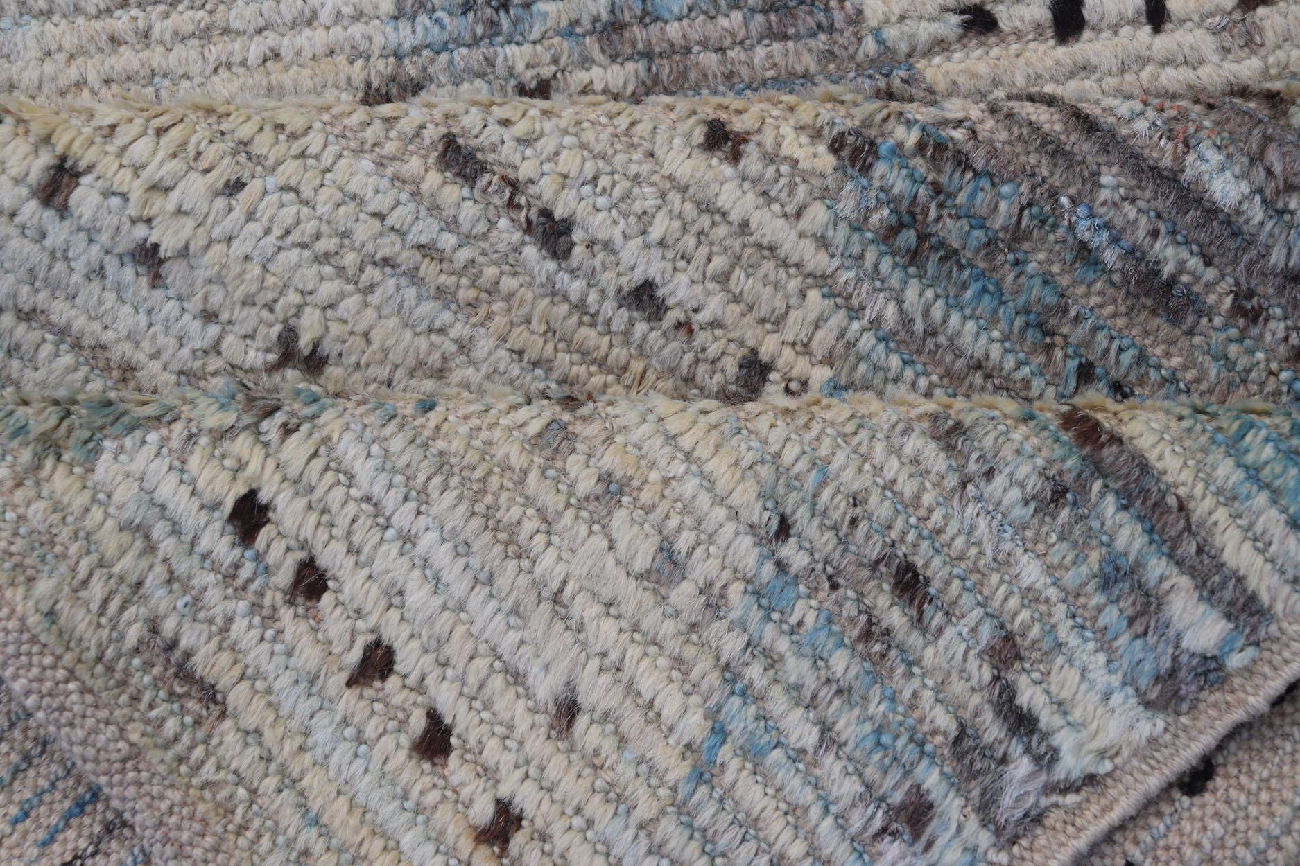 Moderns Runner by Keivan Woven Arts With Diamond Design 3'1