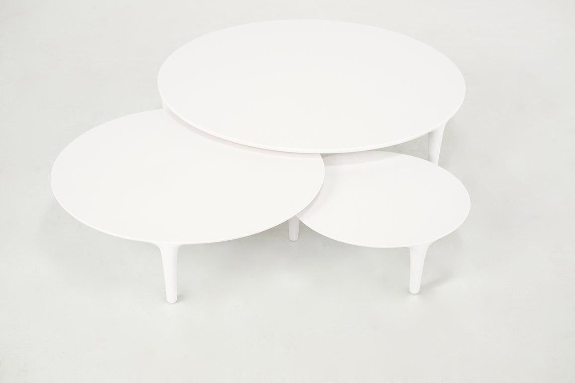 Modern tripod nesting tables by Wolfgang Bregentzer, Belgium For Sale 2