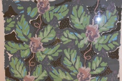 Modern Tropical Flowers Lithograph / Print