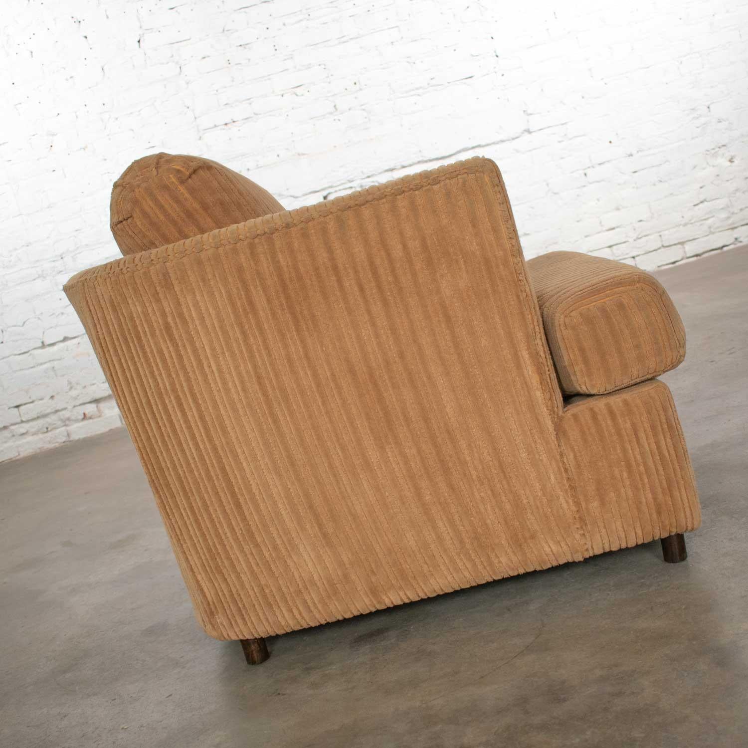 corduroy lounge chair