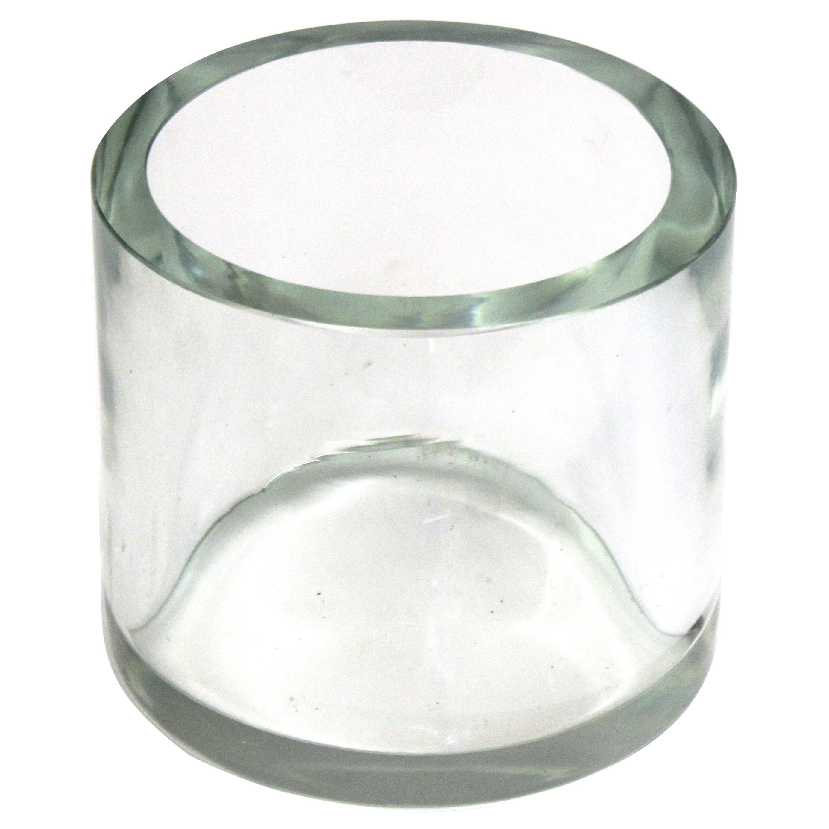 Modern Tubular Shaped Glass Vase