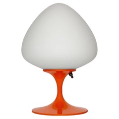 Lampe de table ou lampe de bureau moderne Tulip de Designline en orange rétro