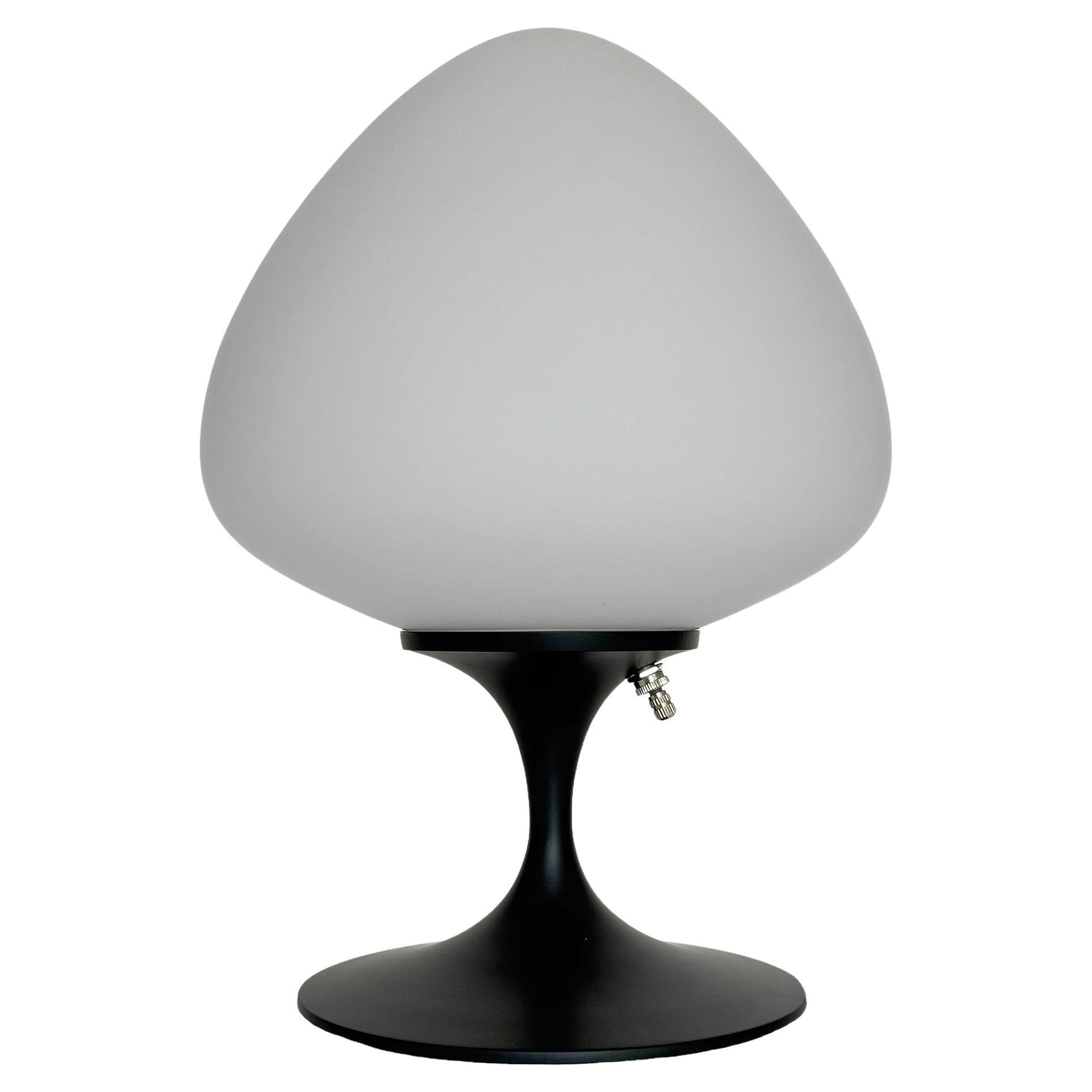 Modern Tulip Bedside Table Lamp or Desk Lamp by Designline in Black
