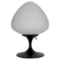Modern Tulip Bedside Table Lamp or Desk Lamp by Designline in Black