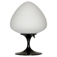 Modern Tulip Bedside Table Lamp or Desk Lamp by Designline in Black Gloss