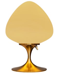 Lampe de table ou lampe de bureau moderne Tulip de Designline en laiton doré