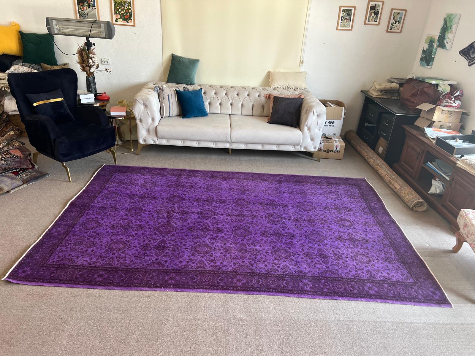 purple floral area rug