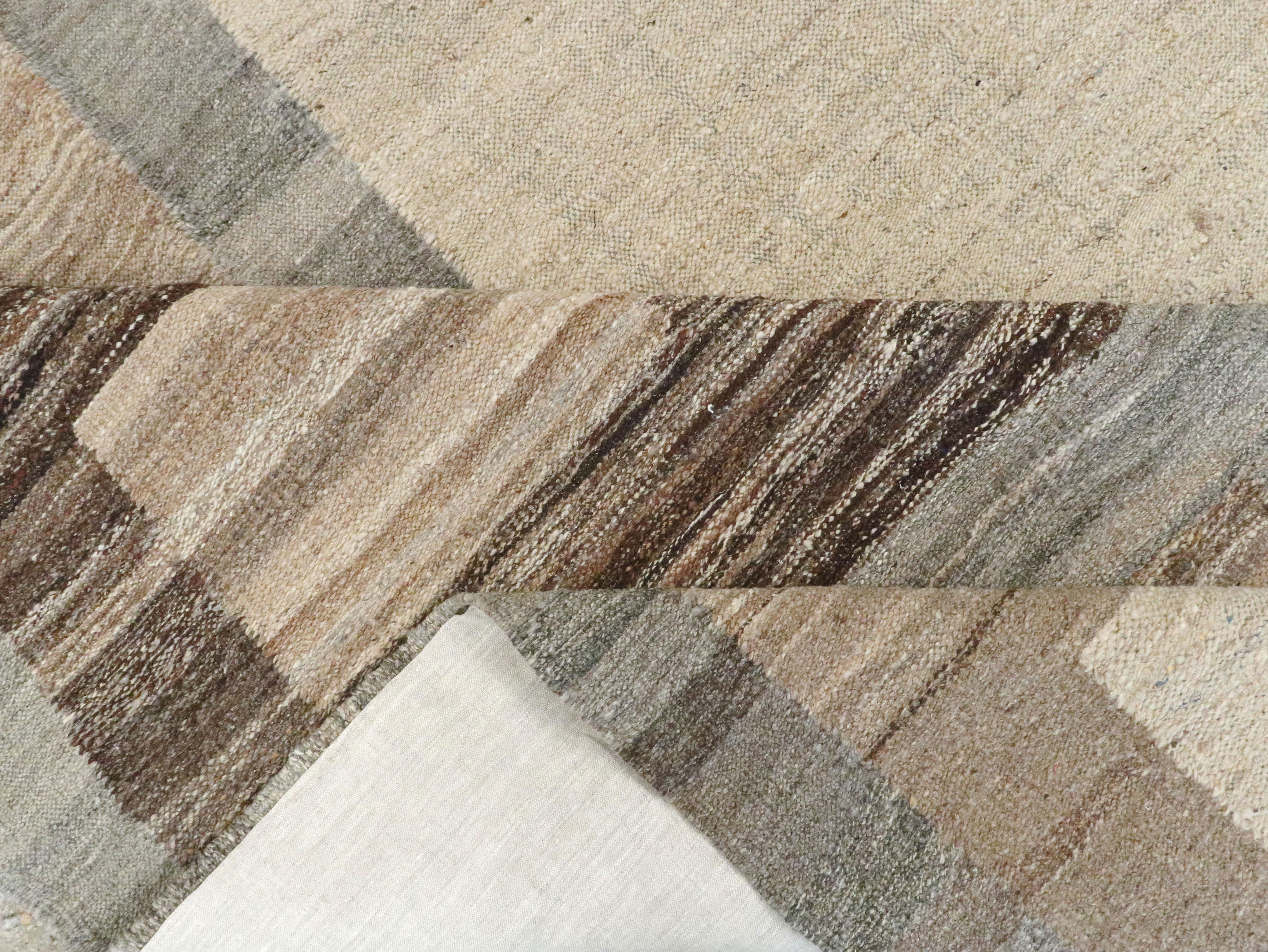 Modern Turkish Flat-Weave Carpet 6