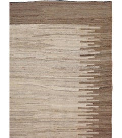 Modern Turkish Flat-Weave Kilim Rug