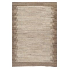 Modern Turkish Flat-Weave Kilim Rug