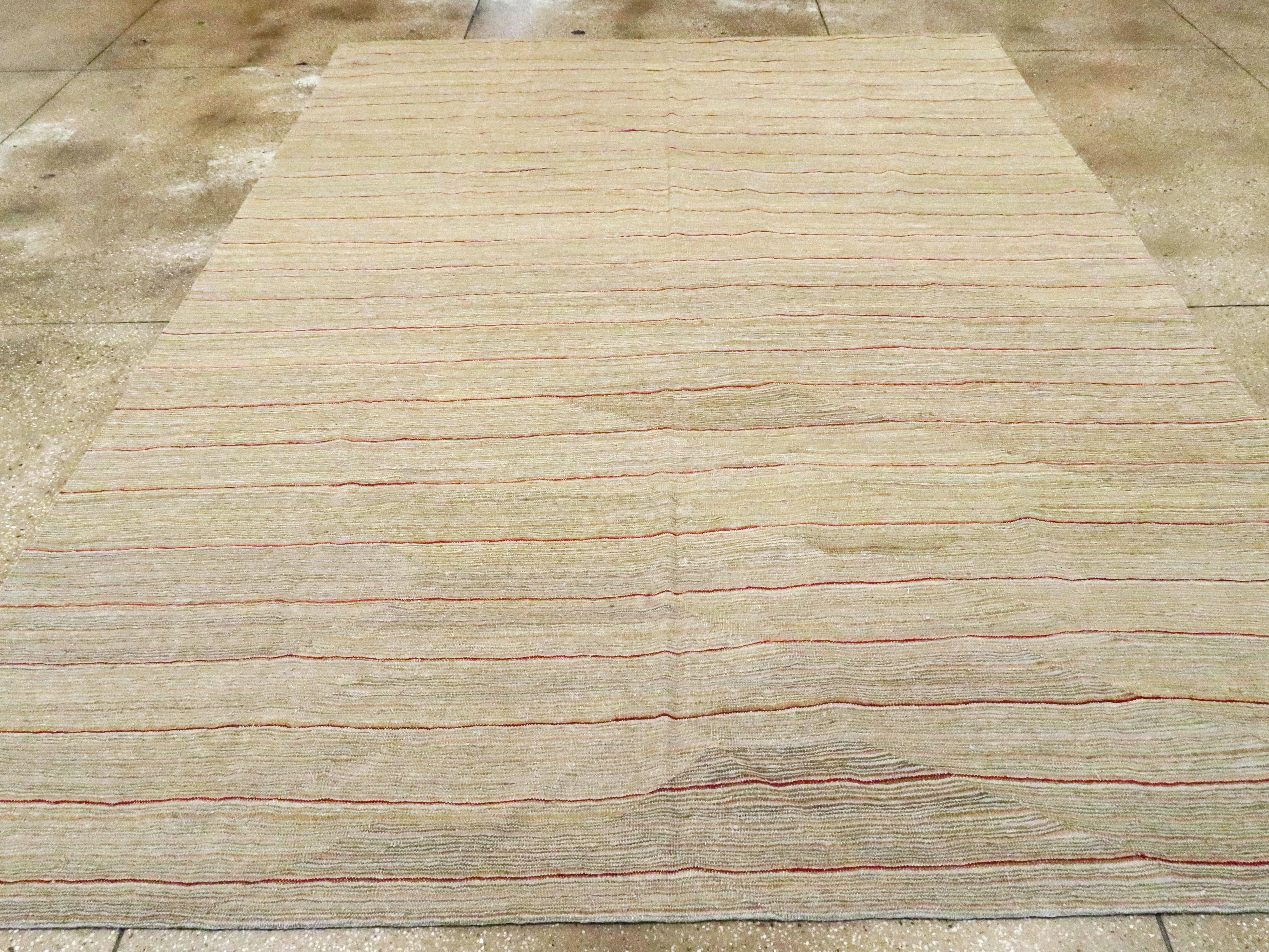 Contemporary Modern Turkish Flat-Weave Kilim For Sale