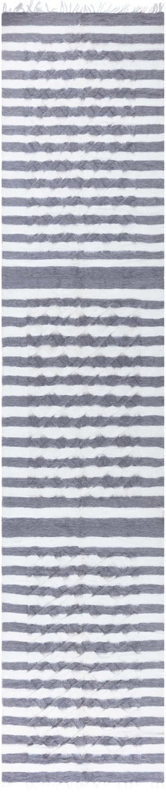 Modern Turkish Goat Hair Runner by Doris Leslie Blau