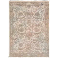 Tappeto turco moderno in lana di design/One in beige