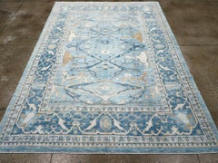 21st Century Turkish Oushak Room Size Carpet by Galerie Shabab