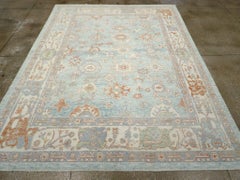 21st Century Turkish Oushak Room Size Carpet by Galerie Shabab