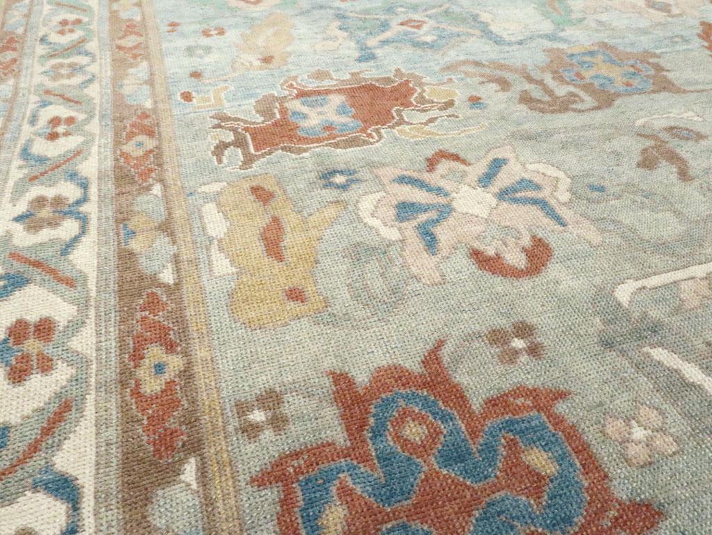 Moderner türkischer Oushak-Teppich in Zimmergröße (Türkisch) im Angebot
