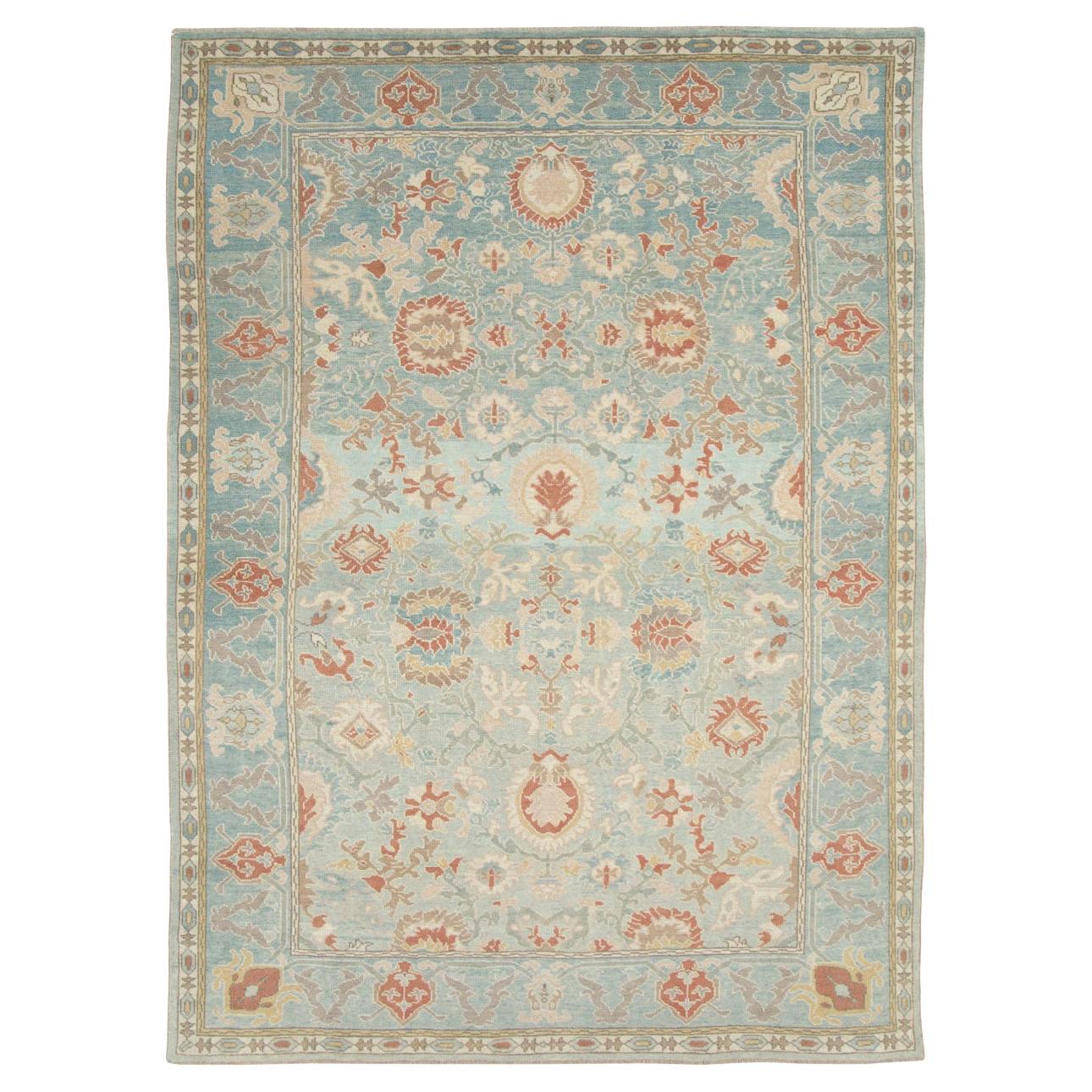 Modern Turkish Oushak Room Size Carpet