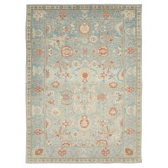 Modern Turkish Oushak Room Size Carpet