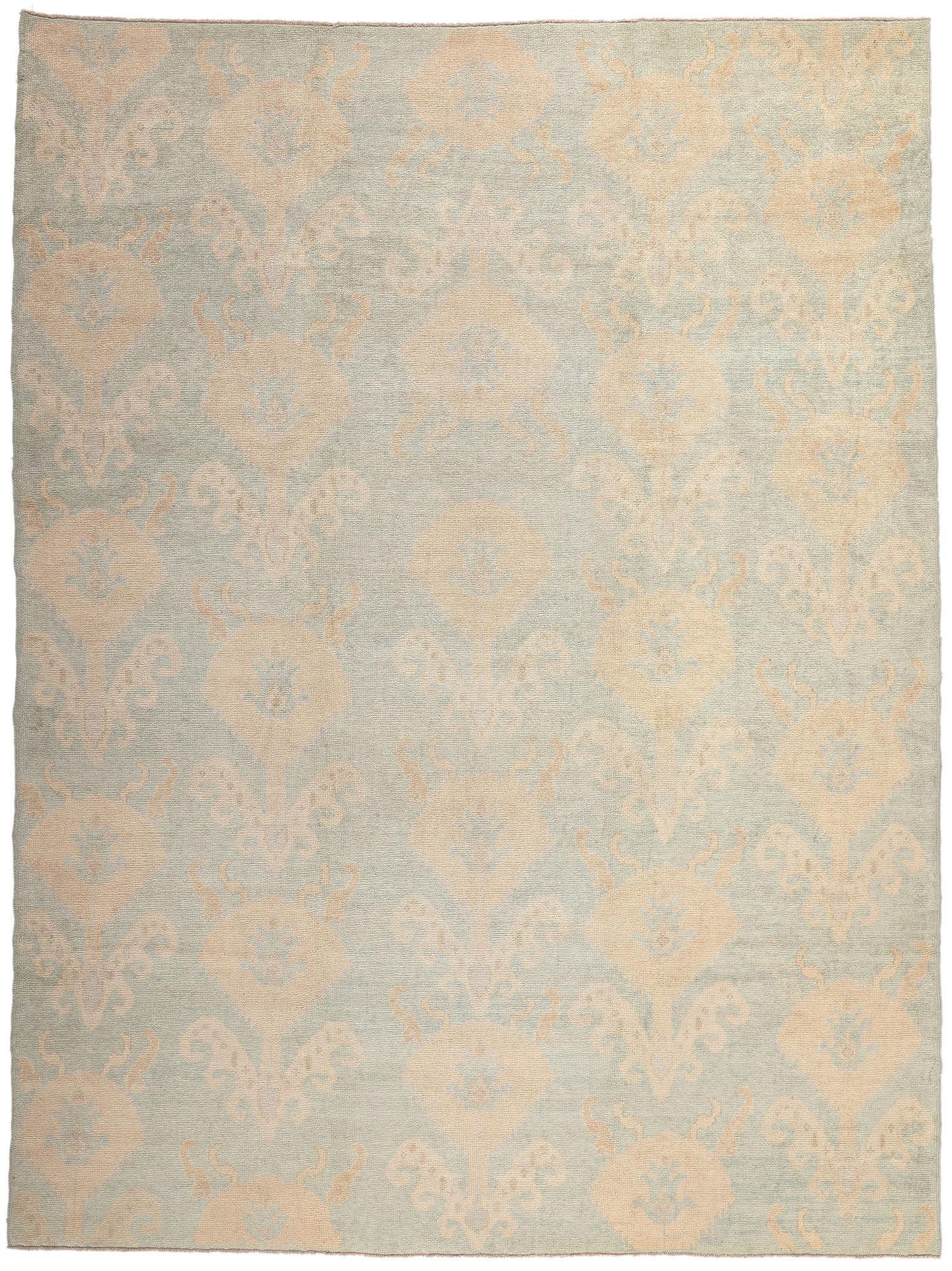 New Contemporary Turkish Oushak Rug with Modern Style in vendita 10