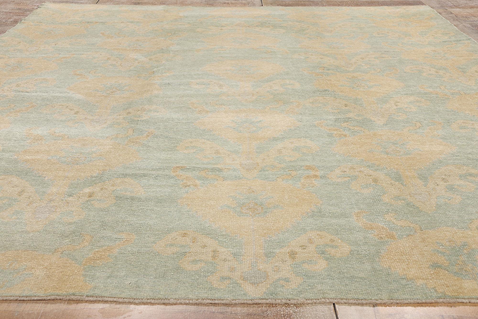 New Contemporary Turkish Oushak Rug with Modern Style in vendita 7