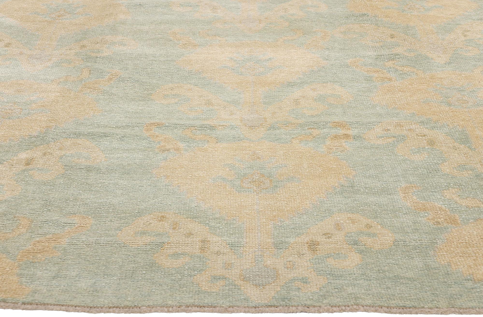 New Contemporary Turkish Oushak Rug with Modern Style In condizioni Nuovo in vendita a Dallas, TX