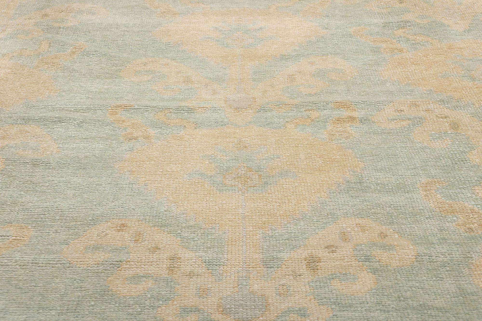 Lana New Contemporary Turkish Oushak Rug with Modern Style in vendita