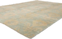 New Contemporary Turkish Oushak Rug with Modern Style