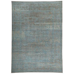 Modern Turkish Oushak Rug. Size: 10 ft 1 in x 13 ft 9 in (3.07 m x 4.19 m)