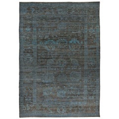 Modern Turkish Oushak Rug. Size: 10 ft 2 in x 14 ft (3.1 m x 4.27 m).