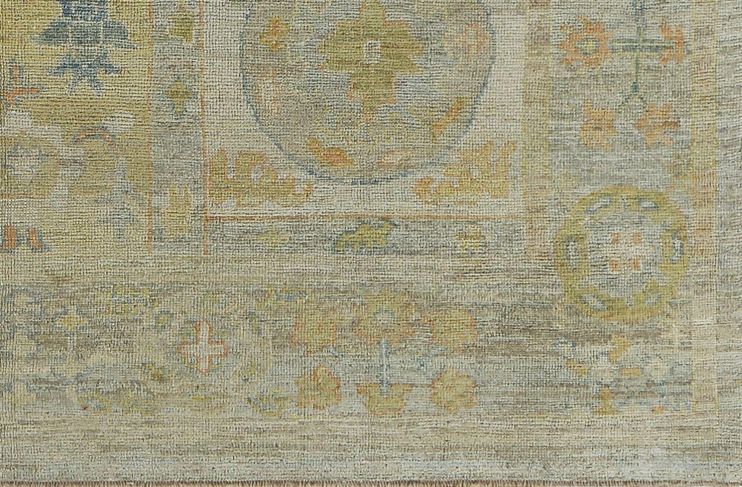 Hand-Knotted Nazmiyal Collection Modern Turkish Oushak. 10 ft. 7 in x 13 ft. 6 in For Sale