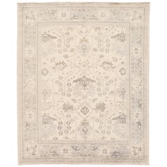 Modern Turkish Oushak Style Rug