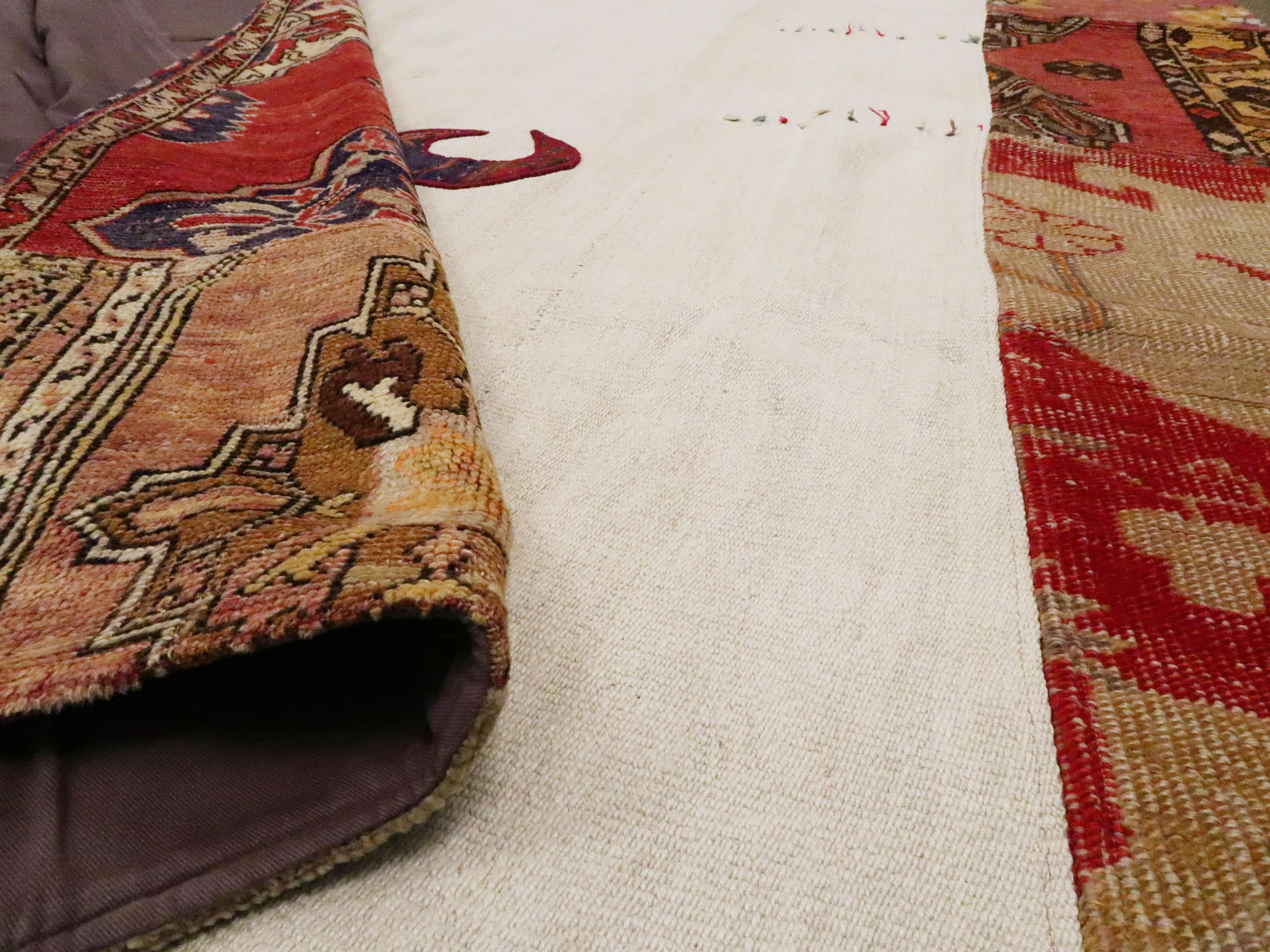 Modern Turkish Patchwork Carpet For Sale 3