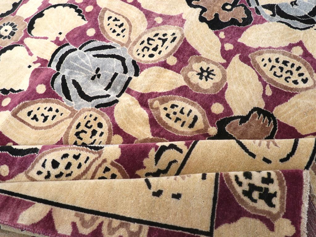 XXI secolo e contemporaneo Tappeto moderno turco in stile Art Deco per la stanza in vendita