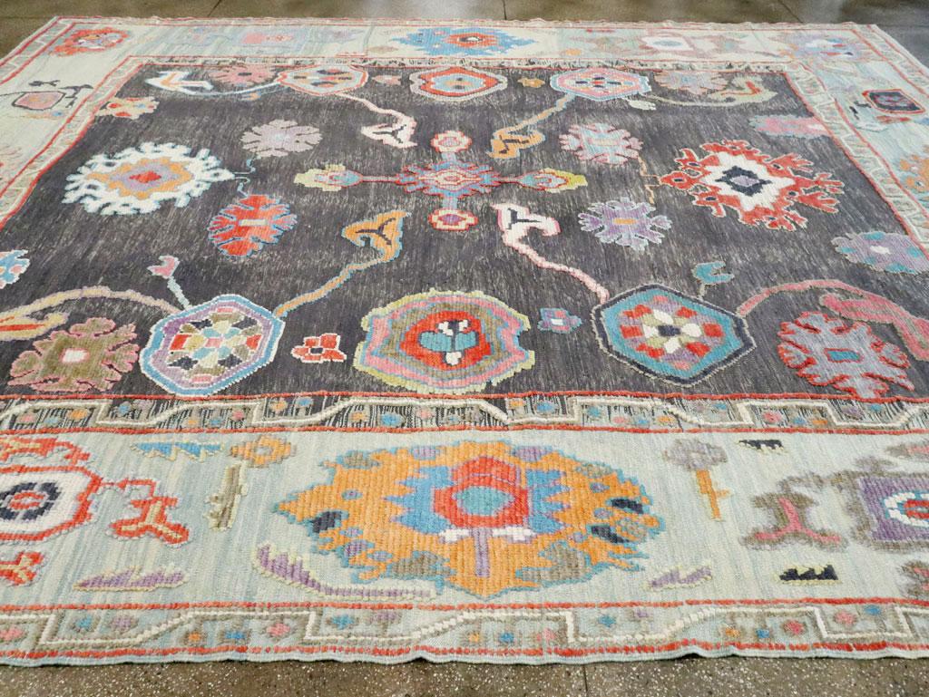 Modern Turkish Souf Oushak Carpet For Sale 4