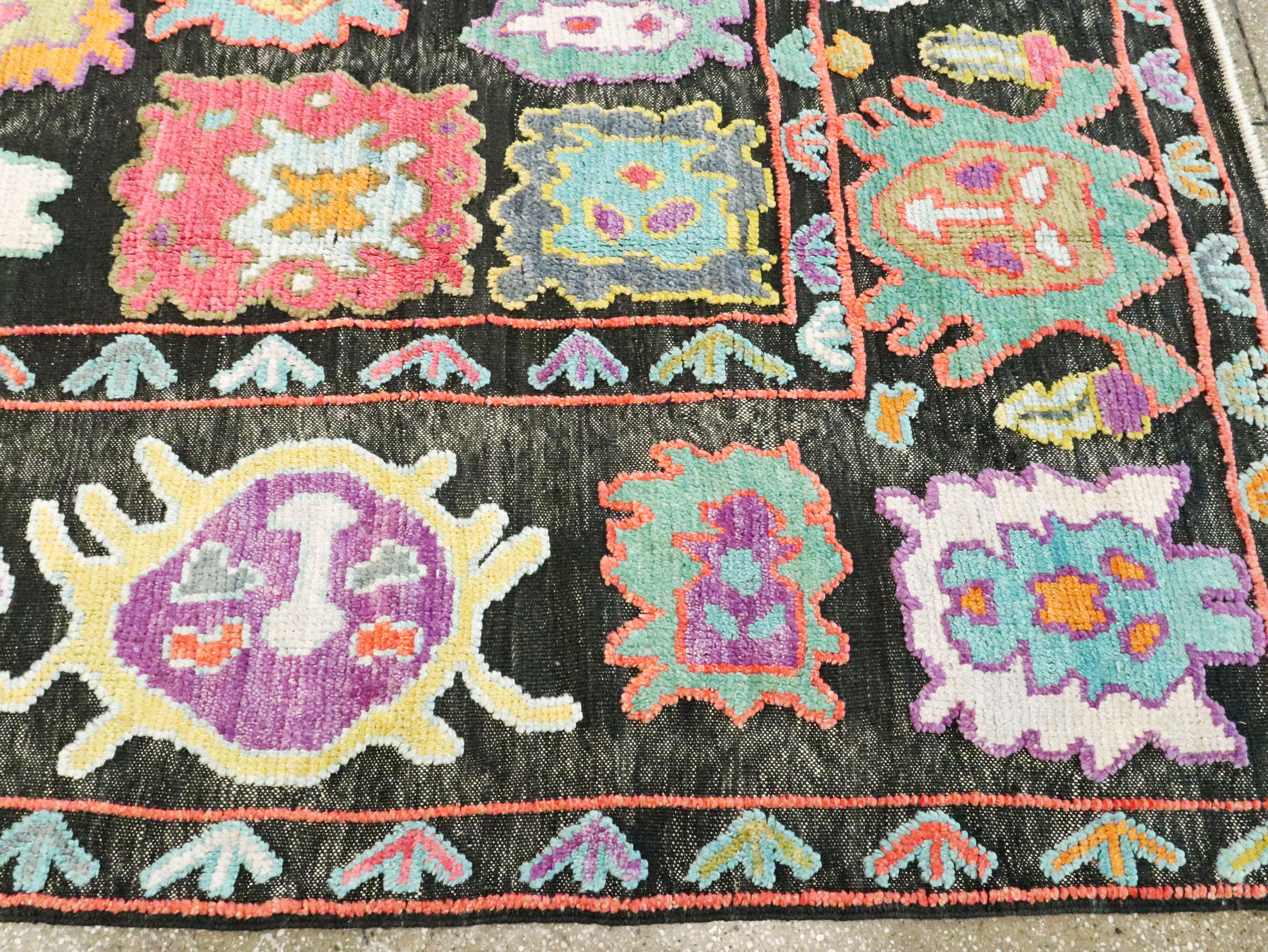 Modern Turkish Souf Oushak Room Size Carpet 7