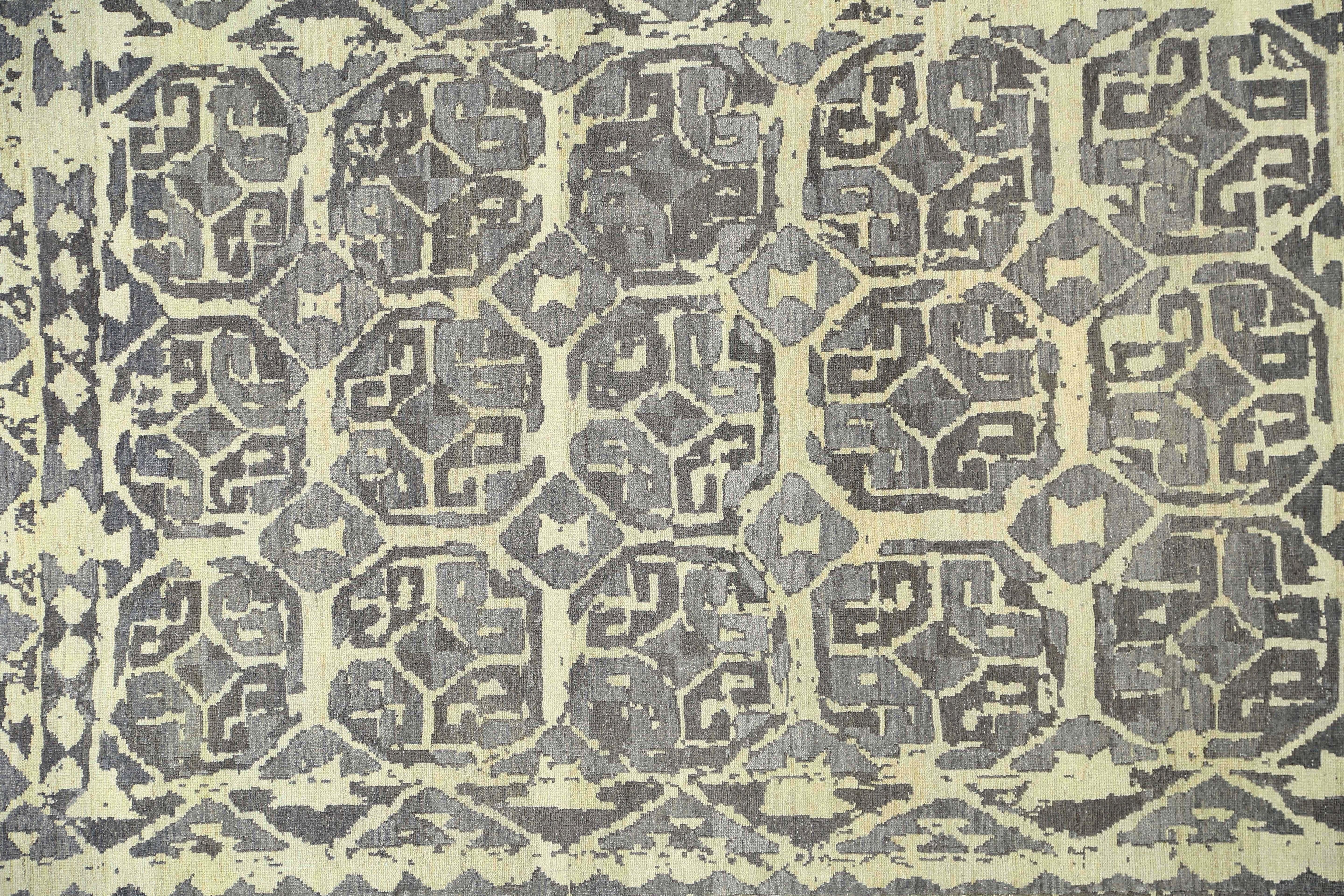 Afghanistan Sultanabad Small Rug Circa 1990 - Wool Brown Ivory Design - 95570 For Sale 3